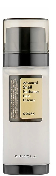اسنس دوگانه روشنکننده و بازسازیکننده کوزارکس مدل Advanced Snail Radiance COSRX