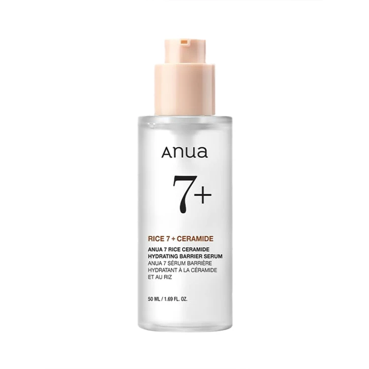 سرم آبرسان و تقویت کننده سد دفاعی برنج و سرامید آنوا (7 rice ceramide hydrating barrier serum anua) حجم 50 میل Anua
