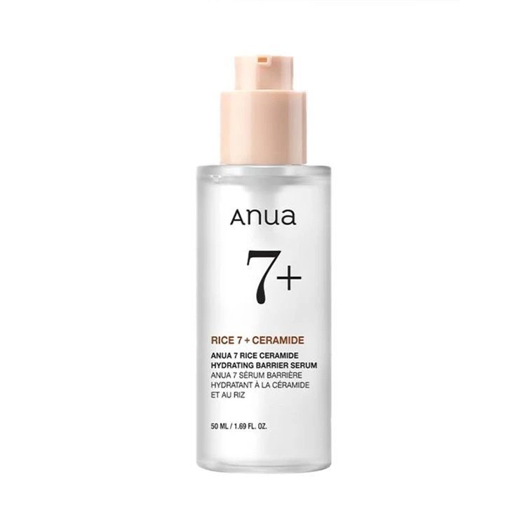 سرم آبرسان و تقویت کننده سد دفاعی برنج و سرامید آنوا (7 rice ceramide hydrating barrier serum anua) حجم 50 میل Anua