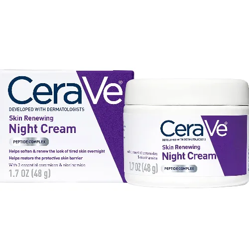 کرم شب سراوی فرانسه CeraVe مدل Skin Renewing حجم ۴۸ گرم