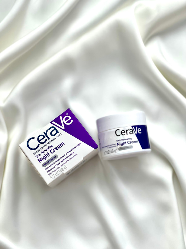 کرم شب سراوی فرانسه CeraVe مدل Skin Renewing حجم ۴۸ گرم