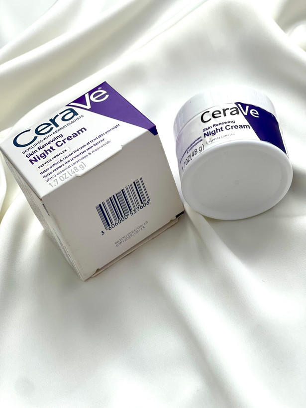کرم شب سراوی فرانسه CeraVe مدل Skin Renewing حجم ۴۸ گرم